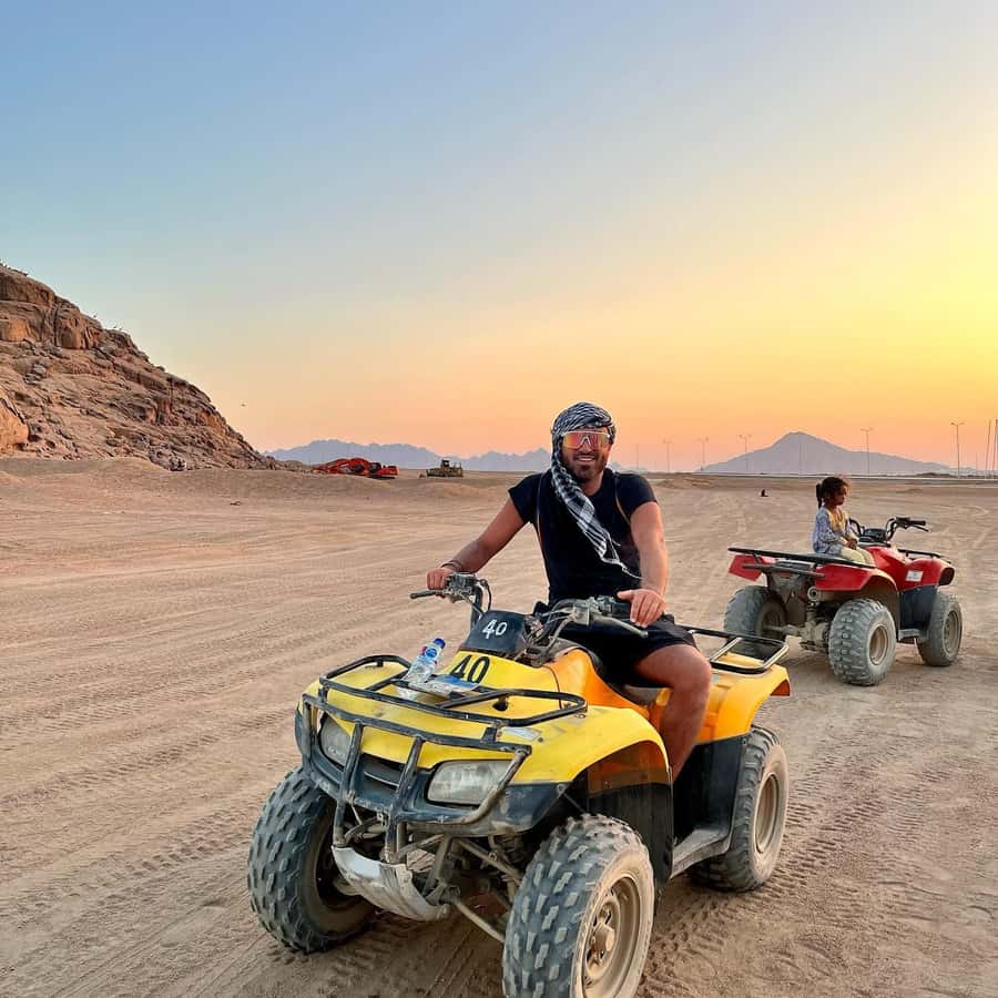 Quad Biking Tour in Sharm El Sheikh Desert - Hotel pickup and the air-conditioned van that makes it easy