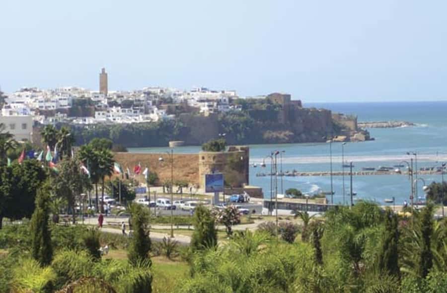 Rabat: Full-Day Trip from Casablanca - Hassan Tower area: the skyline moment before the big stop