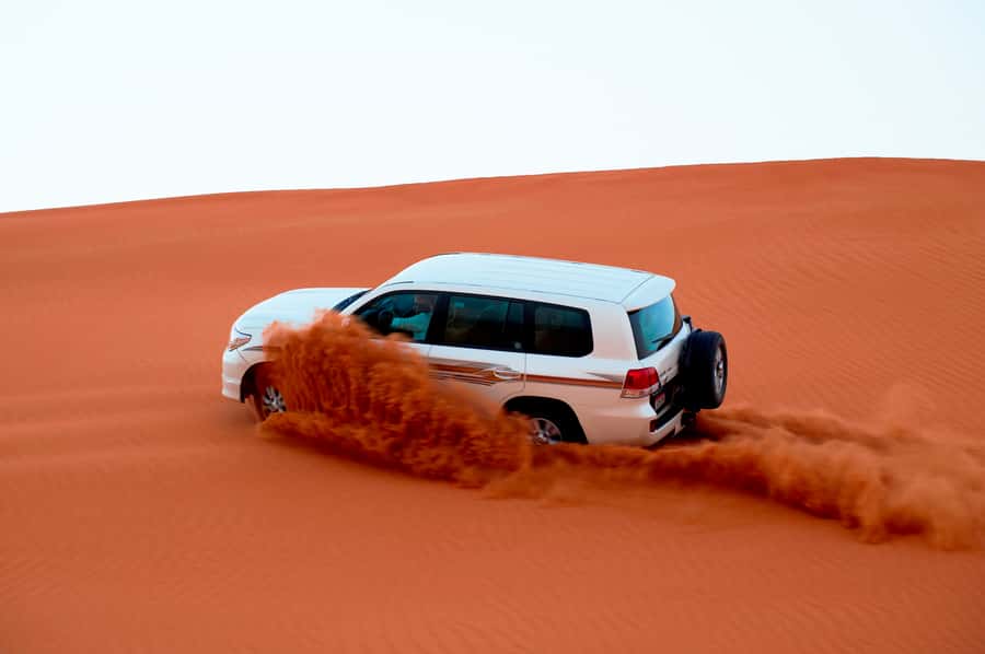 Ras Al Khaimah: Afternoon Desert Safari and BBQ Dinner - From hotel pickup to dune bashing: the pace you should expect