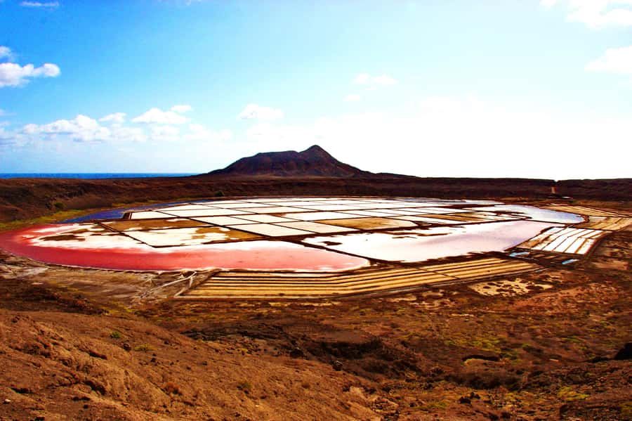 Sal: Salt Lake Tour, Shark Bay and Pedra de Lume Village - Salinas salt lake in an extinct volcano caldera: floating without the drama