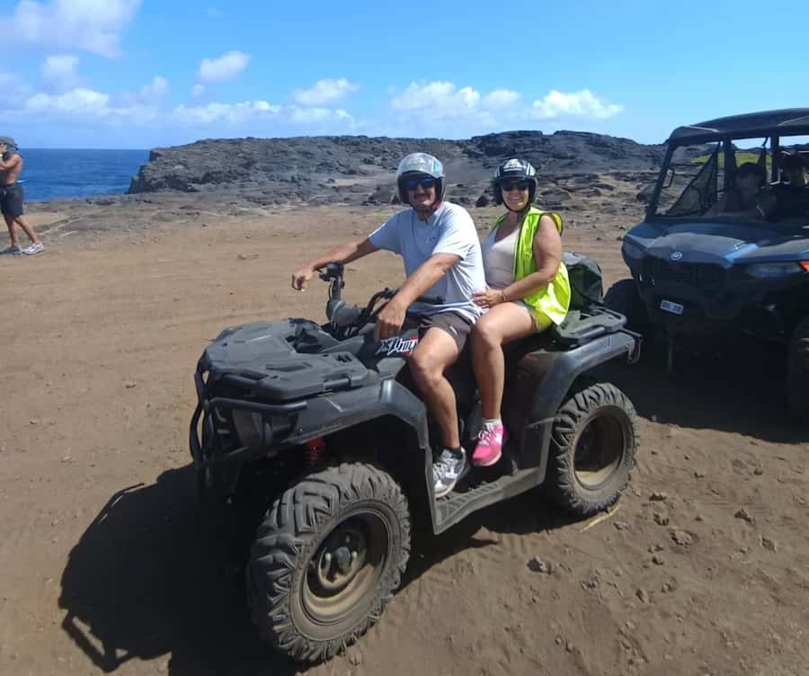 South of Mauritius: Quad Bike Tour - Meeting at Save Mart and getting ready fast