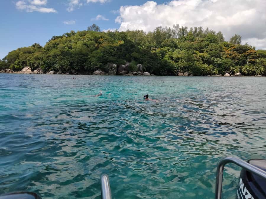 St. Anne Marine Park, Moyenne & Cerf Island Tour with Lunch - First Snorkeling Stop: Coral Gardens and Close-Up Fish Watching