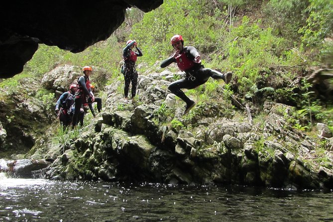 Standard Canyoning Trip in The Crags, South Africa - Two waterfall stops: 82-foot rappel and the rhythm of control