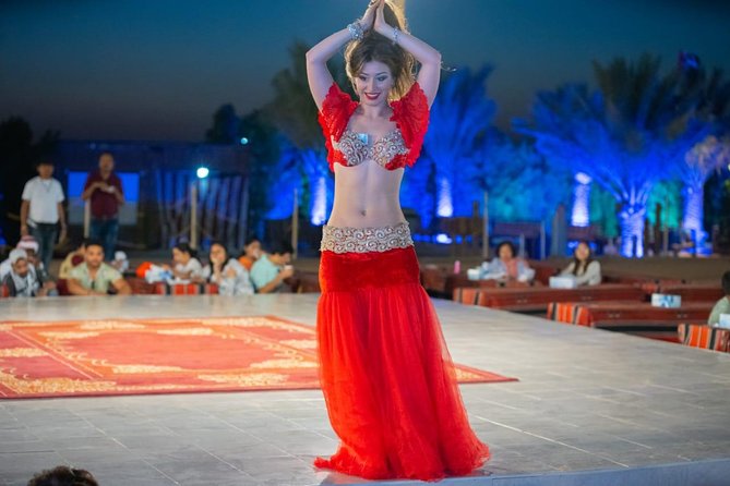 Standard Desert Safari, camel ride, BBQ Dinner, Belly Dance Show, Pick & Drop - Key highlights you will actually feel during the night