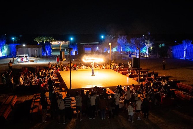Standard Desert Safari, camel ride, BBQ Dinner, Belly Dance Show, Pick & Drop - Optional quad biking: not included, but it’s the add-on many want