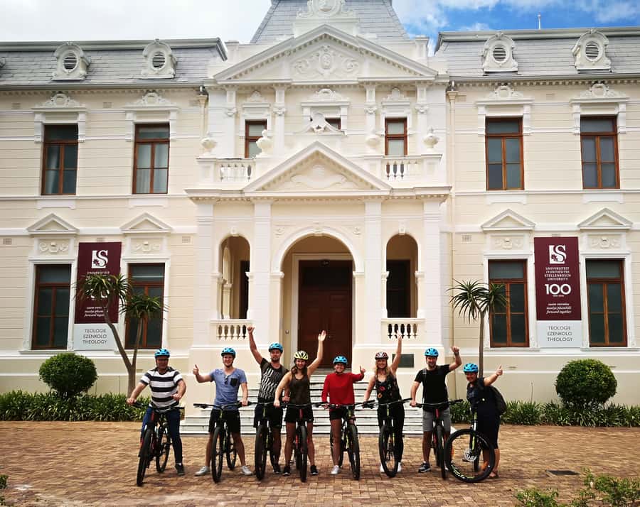 Stellenbosch: Historical Bike Tour & Wine Tasting - Second Estate With Cape Dutch Charm: Cellar Tour and Wine-Chocolate Pairing