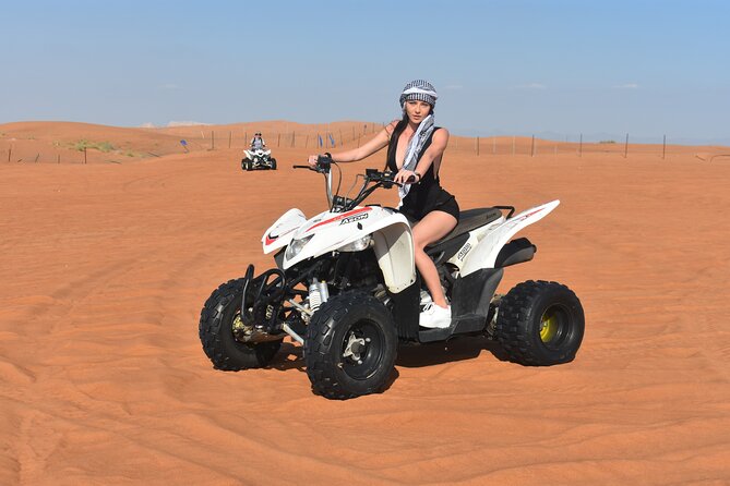 Sunset Desert Safari Quad bike Camel ride Sand Board & BBQ Dinner - Sunset timing and the whole package vibe