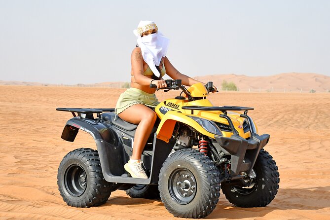 Sunset Desert Safari Quad bike Camel ride Sand Board & BBQ Dinner - How much is $70 worth for this much included time?