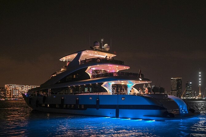 Superyacht Experience in Dubai with Dinner and Live Music - Where you board: Dubai Harbour and the M/Y Stardom AA1 gate