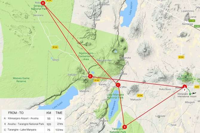 Tanzania Classic - 7 Days - Lake Manyara National Park: acacia shades, lake edges, and early motion