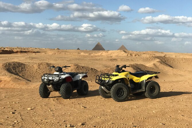 Top Private All Inc-Pyramids,Camel,Quad Bike,Inside Pyramid&Lunch - Quad bike desert safari: the action that makes the day stick