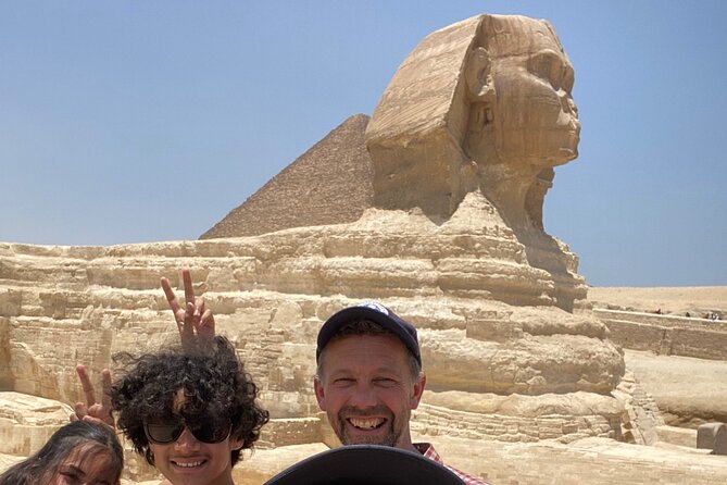 Top rated Giza Pyramids, Sphinx, Memphis and Saqqara Private Tour - Giza Pyramids: Three Giants, a Panorama View, and Camel Time