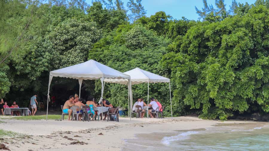 Trou d'Eau Douce: 5 Island Adventure with BBQ & Snorkeling - Fouquets Island and the lighthouse photo moments