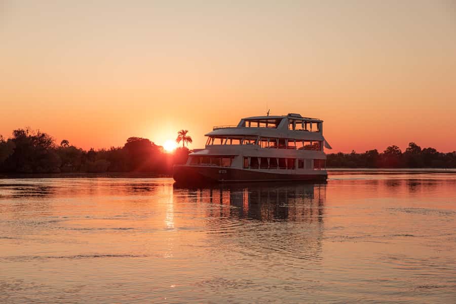 Victoria Falls: 2-Hour Luxury Zambezi River Sunset Cruise - Cruising the Zambezi upstream: wildlife spotting without the pressure