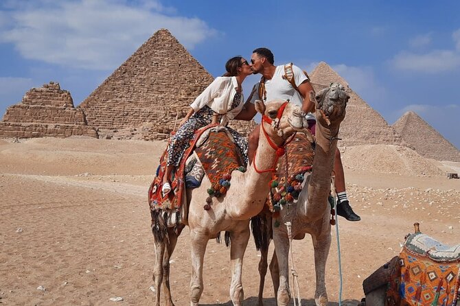 VIP Giza Pyramids, Sphinx, Lunch,Camel Ride & inside 3rd pyramid - Panoramic view: using your last minutes wisely (Stop 5)