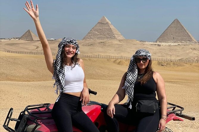 VIP Giza Pyramids,Sphinx,ATV bike,CamelRide,Shopping&DinnerCruise - Key highlights to know before you go