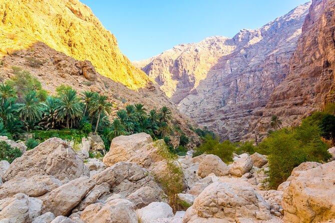 Wadi Shab and Bimmah Sinkhole Group Full Day Tour - Wadi Shab Gorge Hike: Pools, Hidden Waterfalls, and the Cave Swim