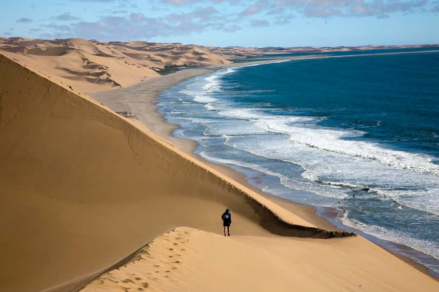 Walvis Bay: 4x4 Desert Excursion to Sandwich Harbour Bay - Walvis Bay Waterfront start: flamingos first, then off-road