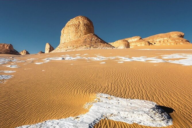 White & Black desert camping tour 2 Days 1 night From Cairo - Agabat Valley: the quiet valley between the big names