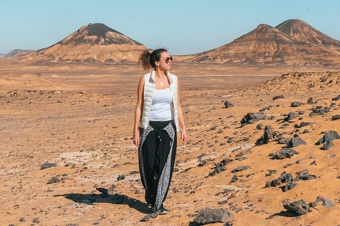 White & Black desert camping tour 2 Days 1 night From Cairo - White Desert: the chalk world that looks unreal at golden hour