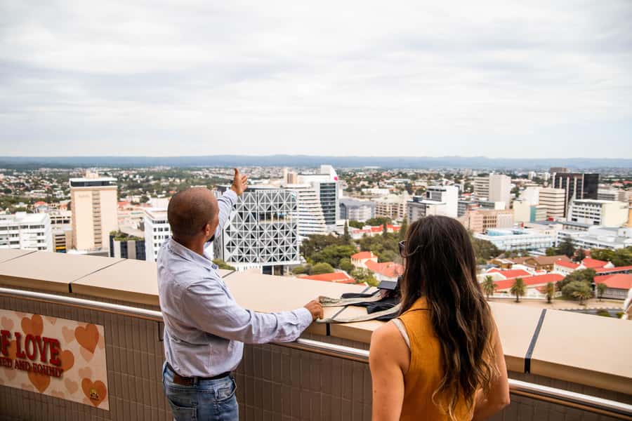 Windhoek: City and Township Tour - Parliament Gardens and the Houses of Parliament–National Assembly viewpoints