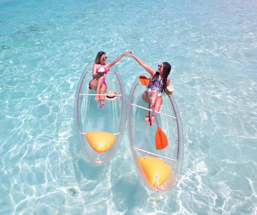 Zanzibar: Transparent Kayak and Drone (with Pickup Included) - The 1-Hour Flow: Pickup, Beach Time, and Off You Go